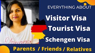 Visitor’s Visa for Germany | Tourist Schengen Visa | Visa for Parents | 2021| Hindi|