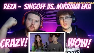 THIS WAS AMAZING!? REZA - SING OFF TIKTOK SONGS PART V vs Mirriam Eka | Reaction!!