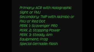 Modern Warfare 2 Top 10 Custom Classes Video