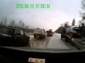 Аварии на трассе М5 от Самары до Тольятти 27.02.2013