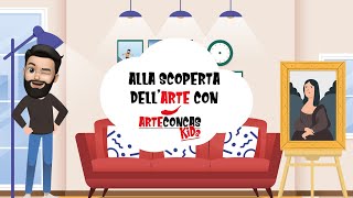 Alla Scoperta Dellarte Con Arte Concas Kids  Cartone Animato