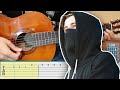 Faded  alan walker  guitarra tutorial  fcil