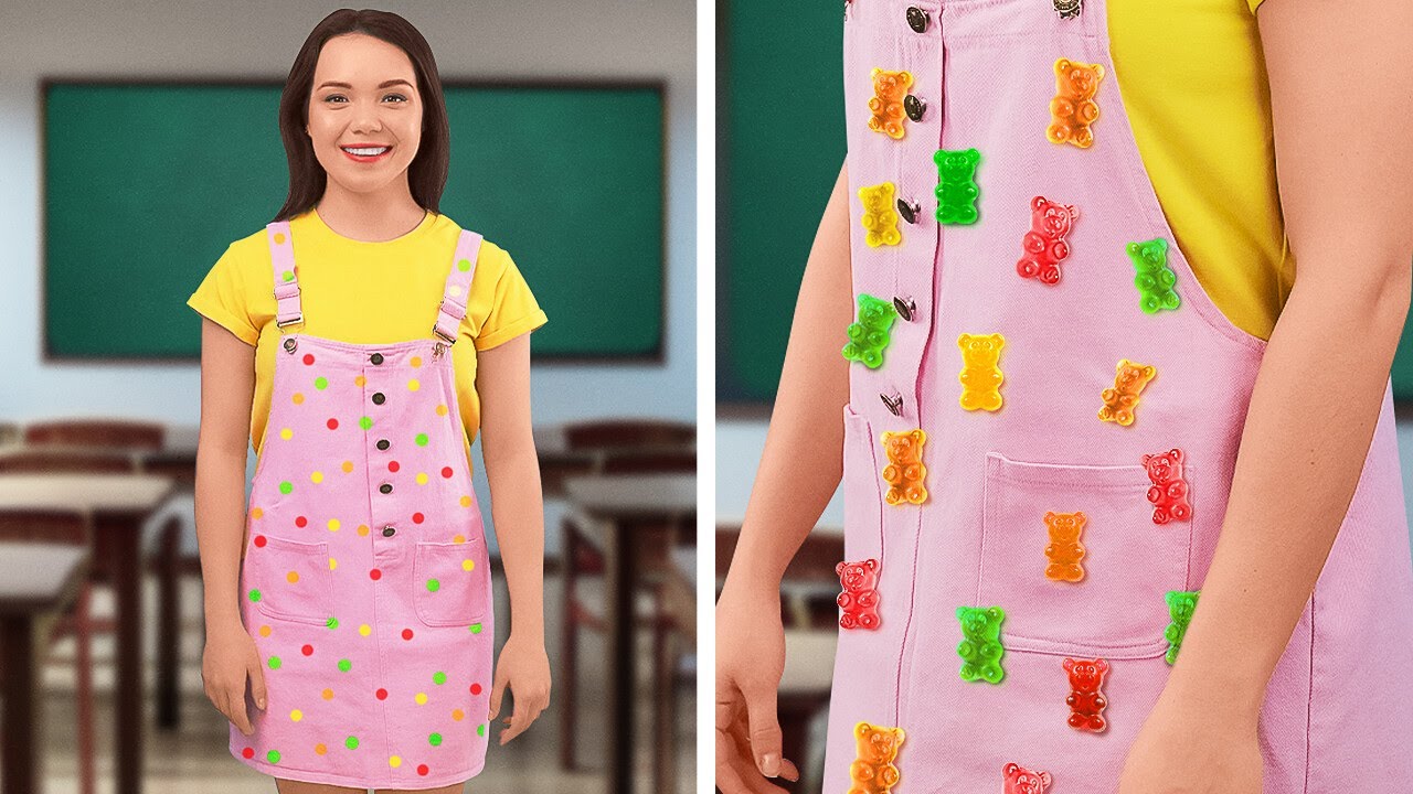 Satisfy Your Sweet Tooth     New Candy Hacks That You Have To Share With Your School Mates