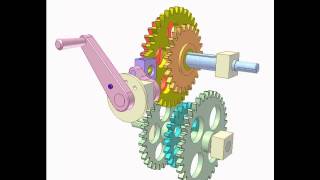 Shifting gear mechanism 1b
