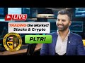 Live trading the stock market pltr strategies analysis and insights