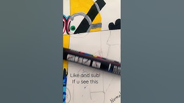 Tried to draw minion in 4 types #shorts