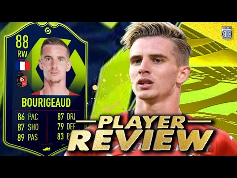 88 LIGUE 1 PLAYER OF THE MONTH BOURIGEAUD REVIEW! POTM BOURIGEAUD - FIFA 22 ULTIMATE TEAM