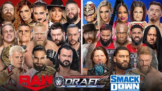 WWE DRAFT 2023 FULL RESULTS