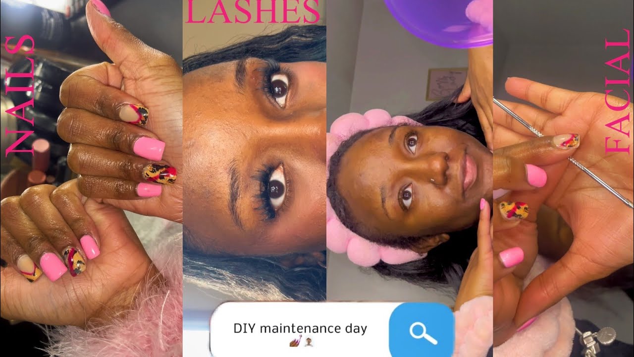 HOW TO DO YOUR OWN SPA DAY *AT HOME* | Nails, Lashes, and Facial! 
