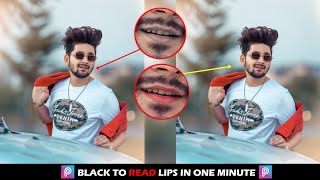 Black to read lips in picsart (2022) || kale hothon ko red kaise kare in hindi || read lips editing screenshot 1