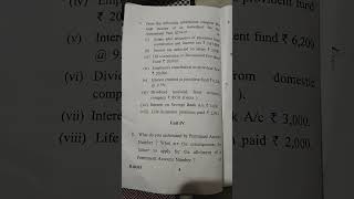 Income tax law and practice questions paper 2026 bcom 4 sem nep year question paper cdlu university