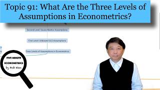 What Are the Three Levels of Assumptions in Econometrics? | 【Five Minute Econometrics】Topic 91
