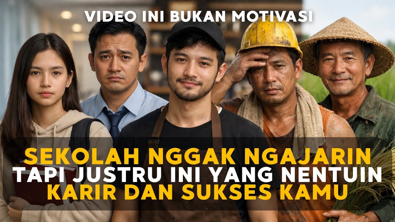 Sekolah Nggak Pernah Ngajarin Ini, Tapi Justru Ini yang Nentuin Karier & Duit Kamu