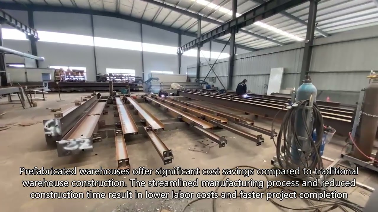 The prefabricated warehouse phase has significant cost savings