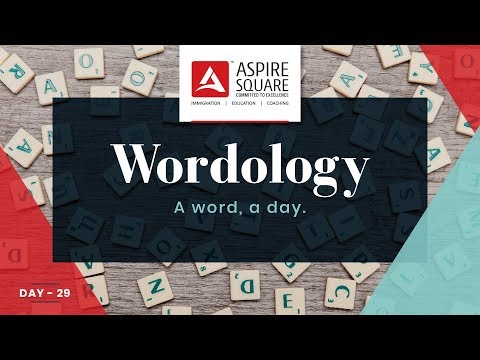 Wordology - Day 29