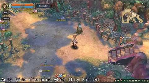 Tree Of Savior - アドオン - 自分から敵までの距離を表示します。