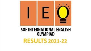 SOF IEO results 2021-22 || IEO results declared 2022 1st level