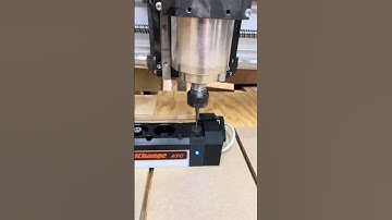 RapidChange ATC testing #2 3D post processor custom made for the Altmill CNC Scienci-Hal (grbl-Hal)