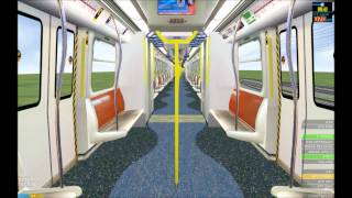 OpenBVE HD: KCR/MTR Kinki Sharyo SP1900 East Rail Line Train Vestibule Action