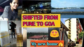 Vlog 5: SHIFTED FROM PUNE TO GOA | PACKING & MOVING | SLEEPER BUS EXPERIENCE | MY NEW HOME TOUR #GOA