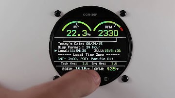 CGR 30P How To Set Local Zulu Or Date