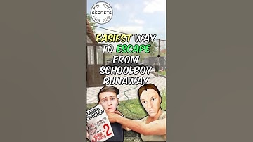 Easiest Way to escape SchoolBoy Runaway BECAUSE OF MOM!