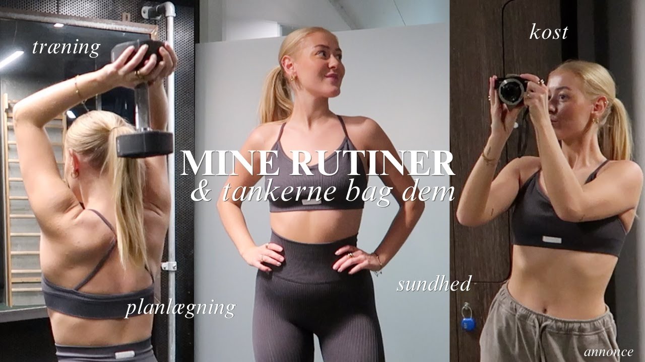 Hvordan jeg planlægger min uge; træning, rutiner & vaner