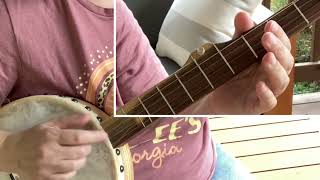 Free banjo lesson - Wayfaring Stranger double C down a full step