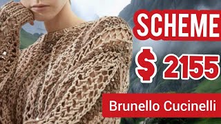 😱 Цена 2155 $ Brunello Cucinelli, Вяжем сами. Price $2155 Brunello Cucinelli, Knit yourself.