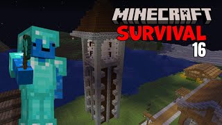 SAAT KULESİ! ⏰ Minecraft SURVİVAL 16.BÖLÜM