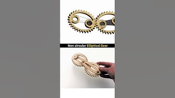 Elliptical Gear Mechanism Explained | Non-Circular Gear Design in SolidWorks | Prototype 3D Printing
