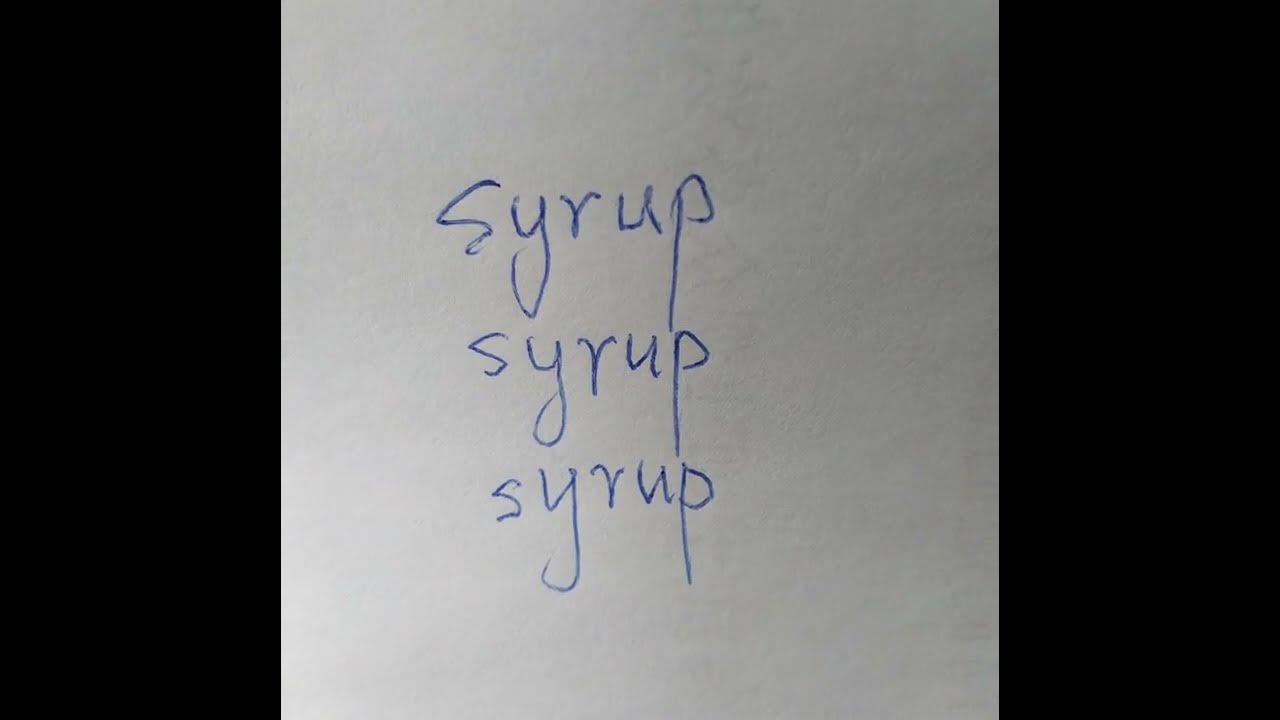 syrup syrup pronunciation YouTube