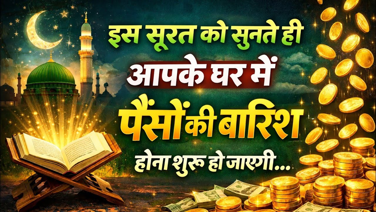 🌙Roz Suno Surah Waqiah Aur 4 Qul | Allah Rizq Me Be-Hisab Barkat Dega |