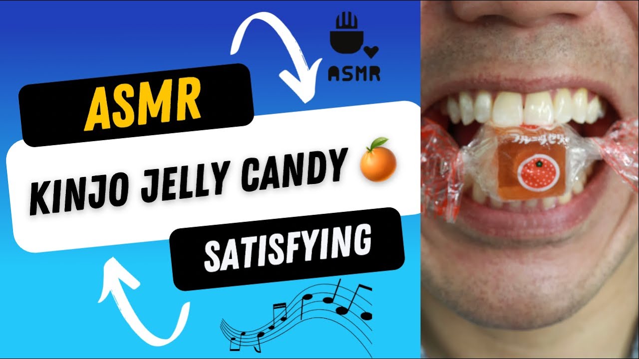 Kinjo Jelly Candy - Orange 🍊 ASMR 