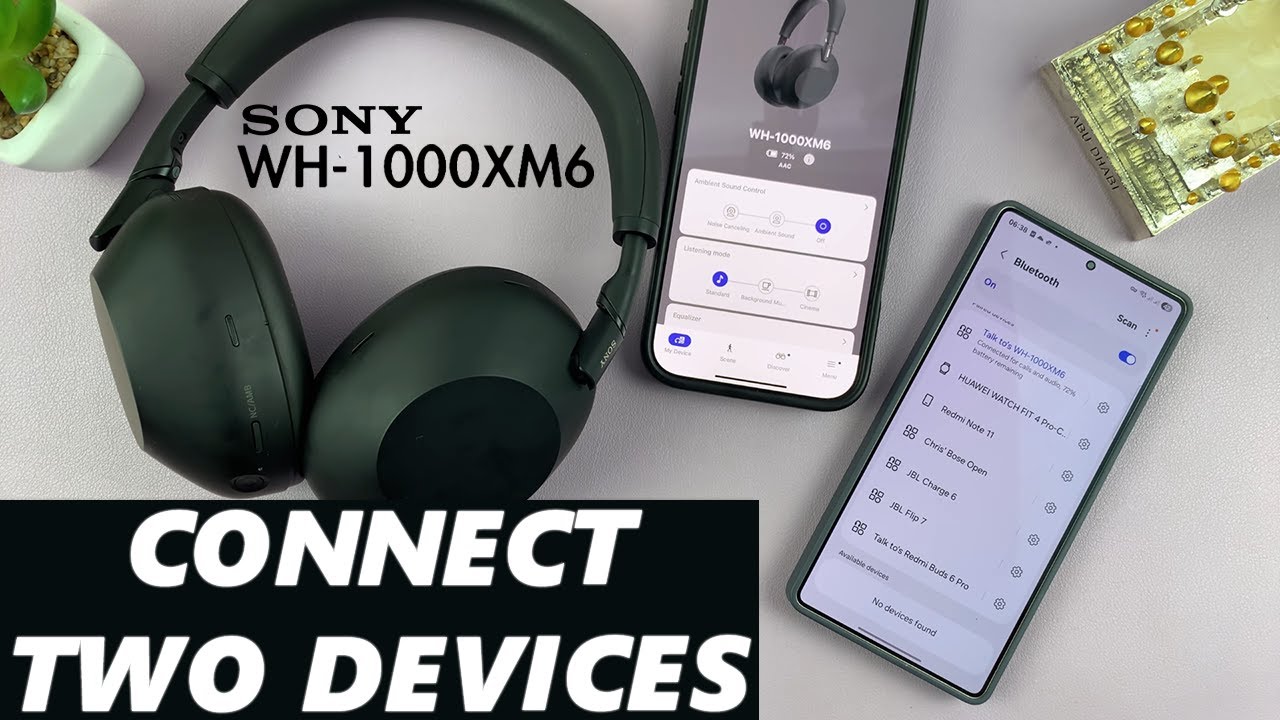 How To Connect Sony WH-1000XM6 To 2 Devices Simultaneously - YouTube