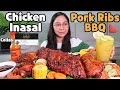 PORK RIBS BBQ + CHICKEN INASAL MUKBANG | Mukbang Philippines | Chef Obang | Collab with @RL VLOGS