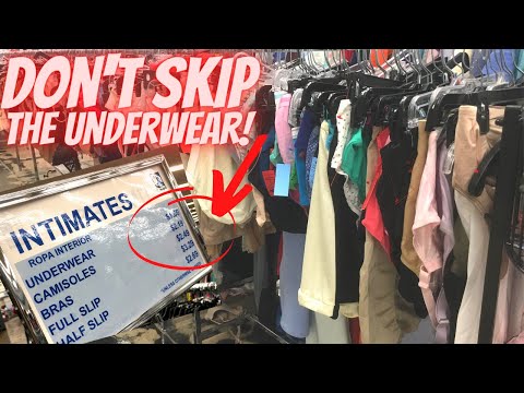 Why You Should look at the UNDERWEAR section at THRIFT STORES