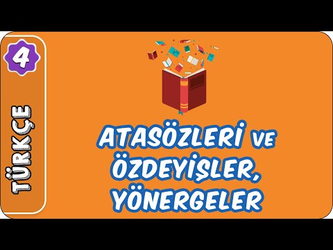 Atasözleri ve Özdeyişler, Yönergeler | 4. Sınıf Türkçe evokul Kampı