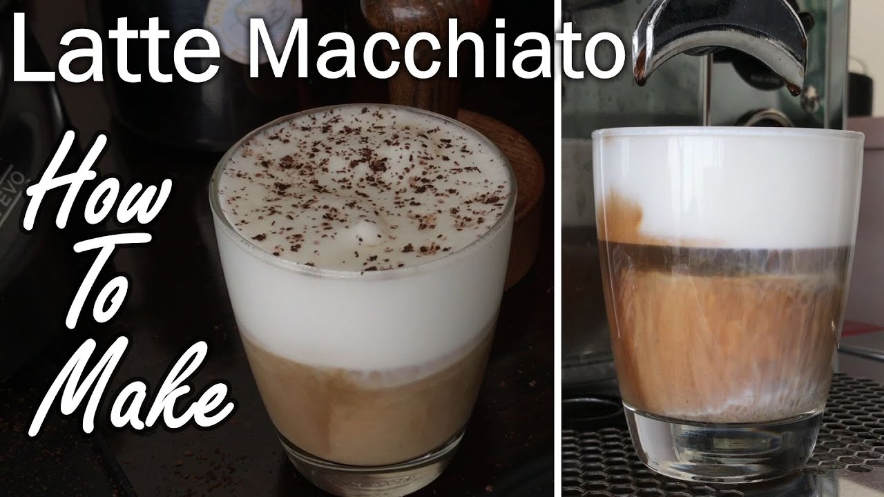 Do it yourself: how to make a latte macchiato?