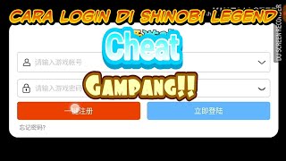 Tutorial login di shinobi legend cheat!!(easy) screenshot 3