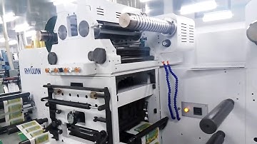PLUS-330 modular label finishing--flat bed hot foil with rotary die cutter