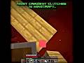 Minecraft Clutch That Broke My Brain 🤯 #minecraft #minecraftclutch #minecraft #edit