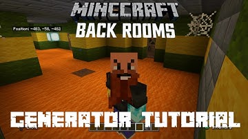 Make the BACKROOMS with COMMANDS in Minecraft - Tutorial-  Bedrock Edition 1.21.101
