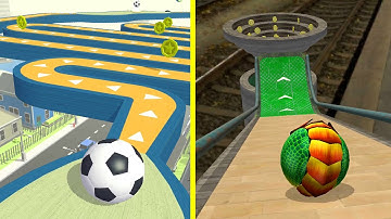 Going Balls Vs Action Balls All Levels Gameplay Android iOS #144