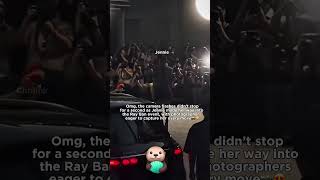 Omg, Nonstop Flashes Lit Up As Jennie Arrived At The Rayban Event