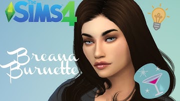 Sims 4 CAS - Breana Burnette (Nerd Brain Aspiration)
