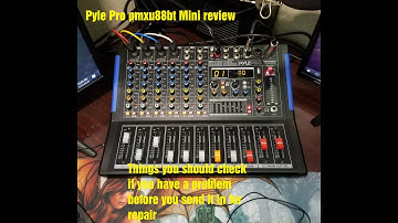 Pyle Pro pmxu88bt Mini review