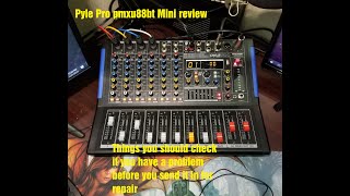 Pyle Pro pmxu88bt Mini review