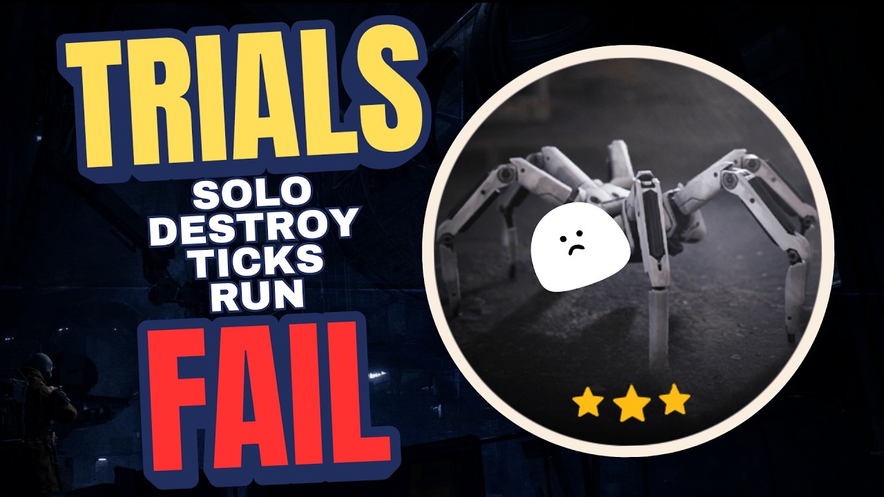 Solo Destroy Ticks Trials Run FAIL | ARC Raiders