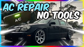 HOW TO DIAGNOSE & REPAIR GS300 / GS400 AC [NO TOOLS NEEDED]
